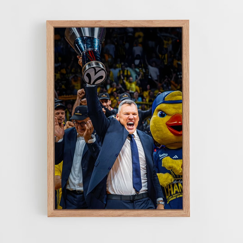 Poster Le Champion élégant – affiche Basketball (vue 4)